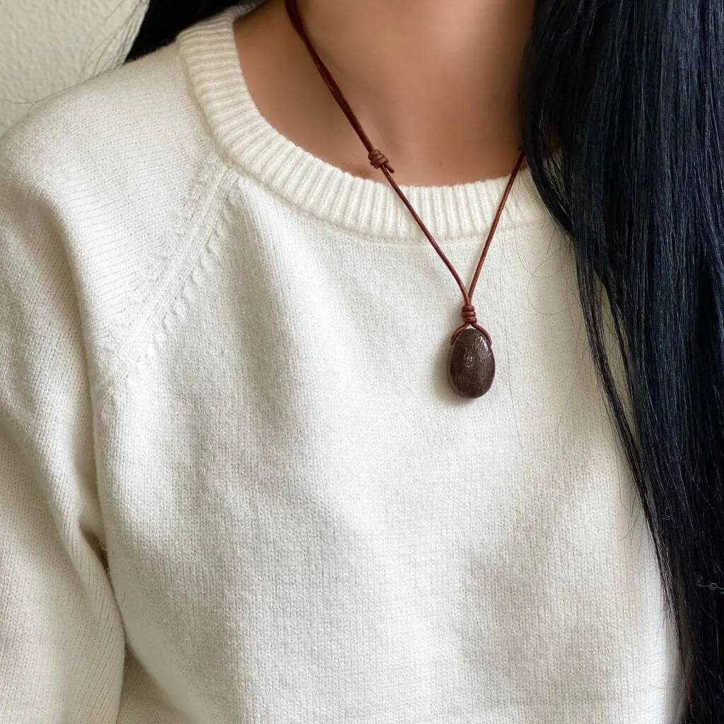 Ancient Earth Dinosaur Bone Necklace