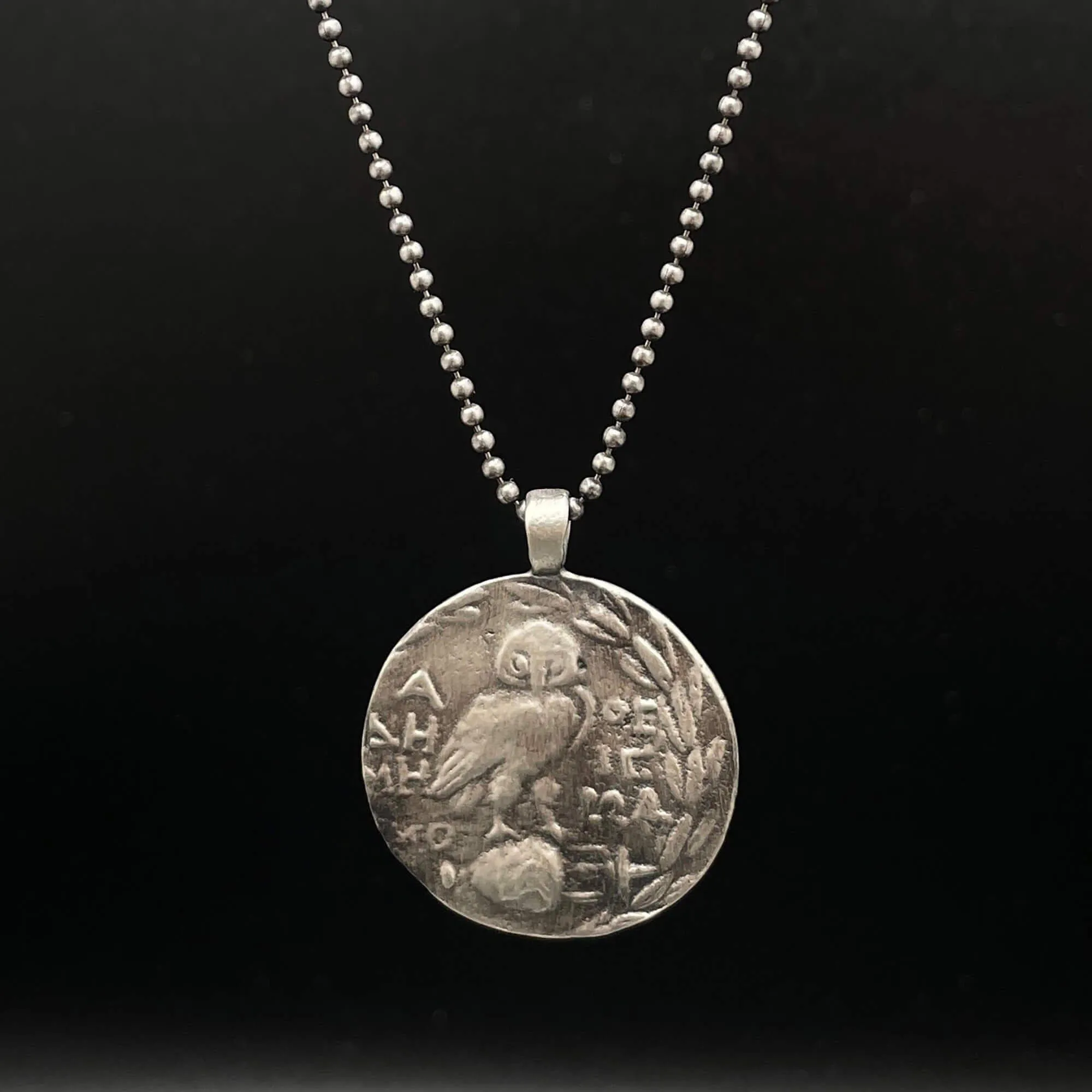 Ancient Greece Athena 925 Sterling Silver Necklace