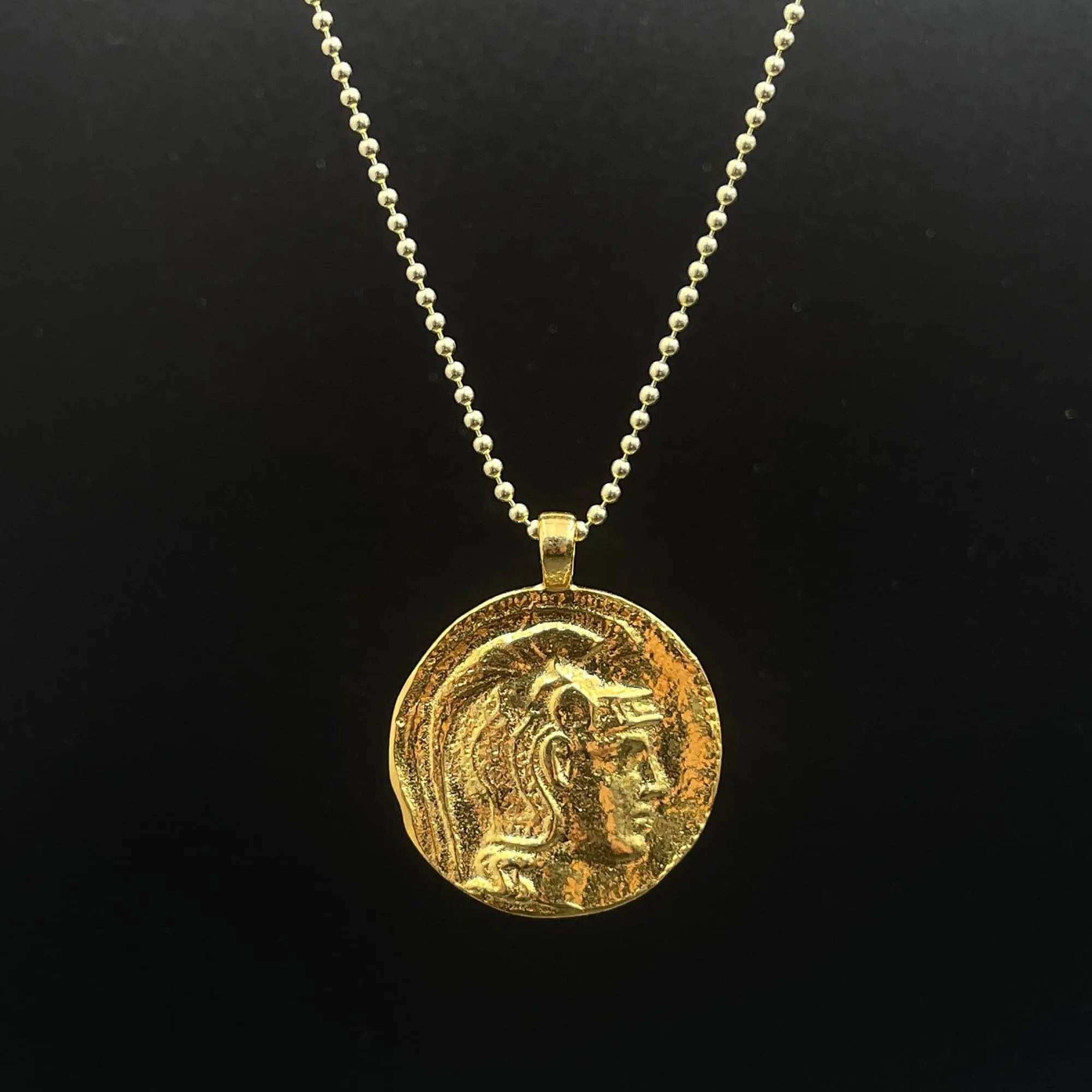 Ancient Greece Athena 925 Sterling Silver Necklace