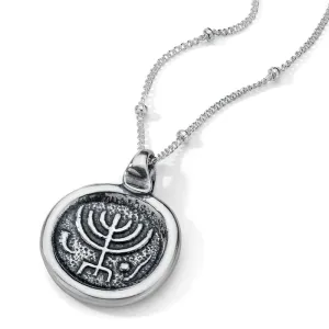 Ancient Menorah Necklace