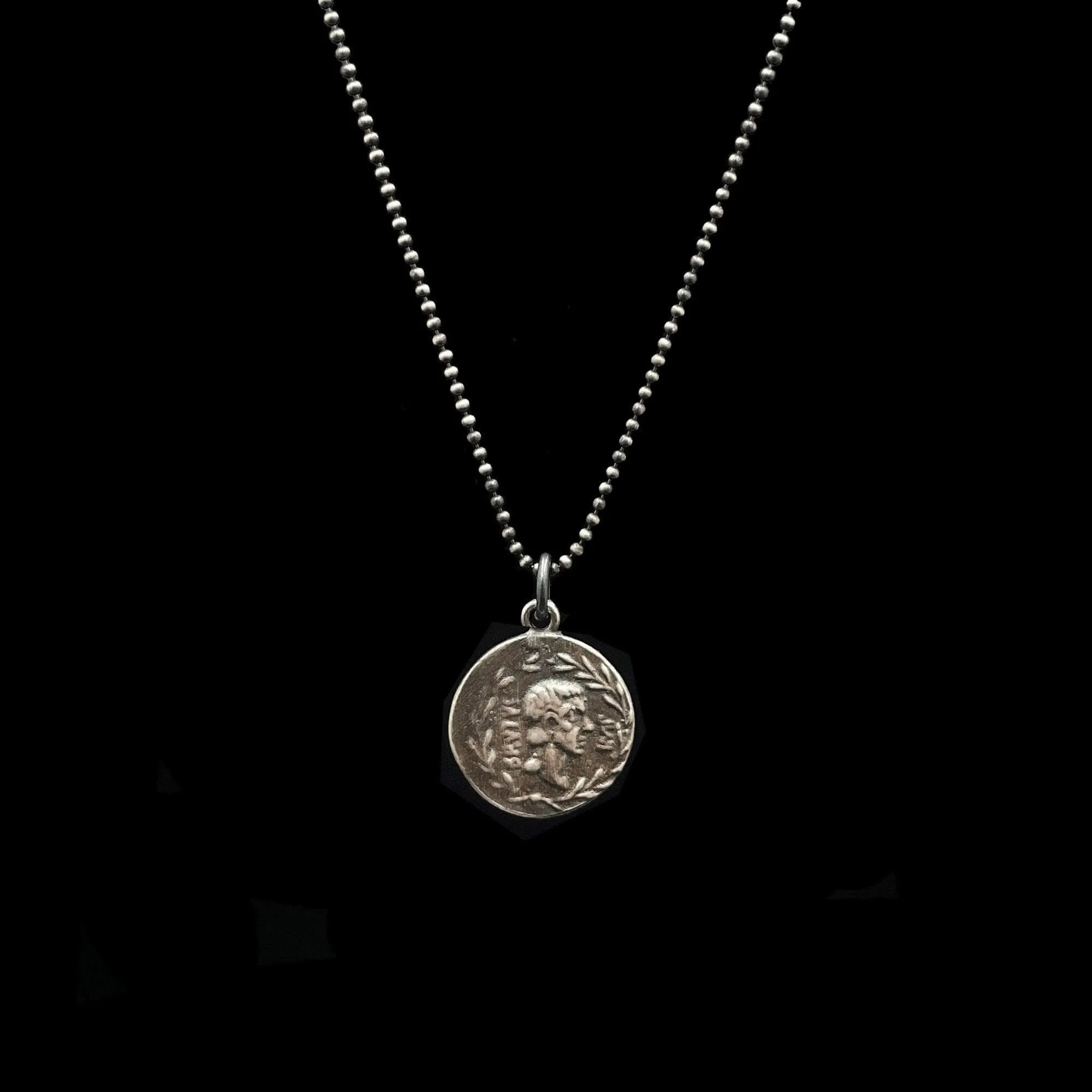 Ancient Rome Coin Sterling Silver Necklace