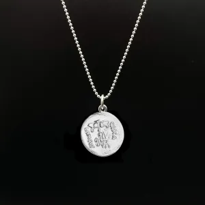 Ancient Rome Coin Sterling Silver Necklace
