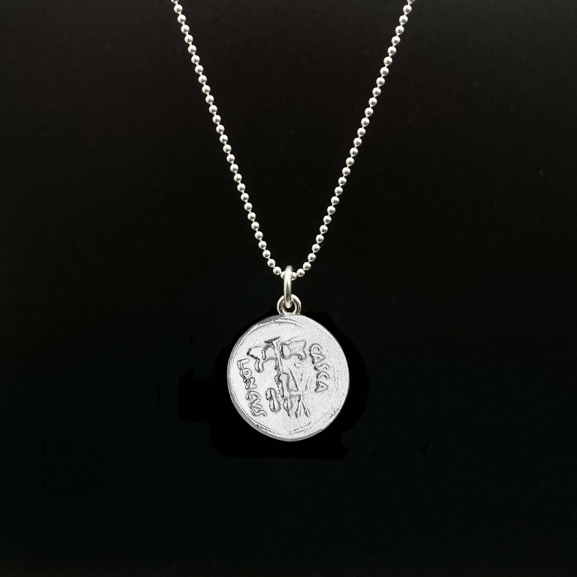 Ancient Rome Coin Sterling Silver Necklace