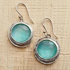 'Ancient Rome' Glass Earrings