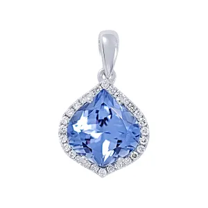 Aqua Blue Spinel Pendant