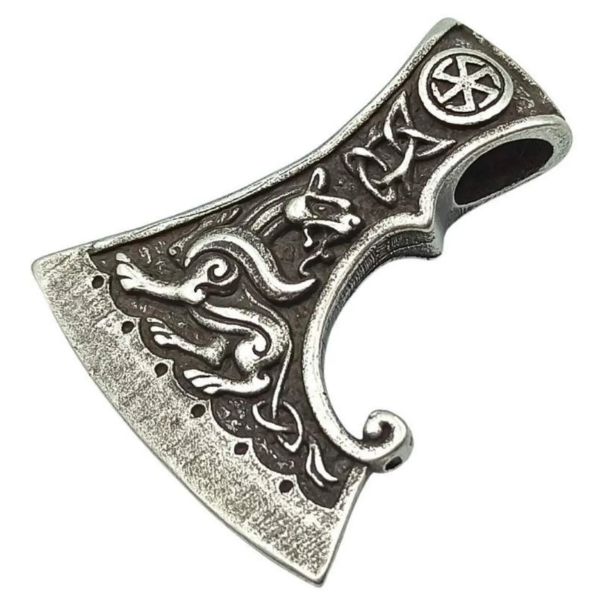 Axe of Perun bronze pendant