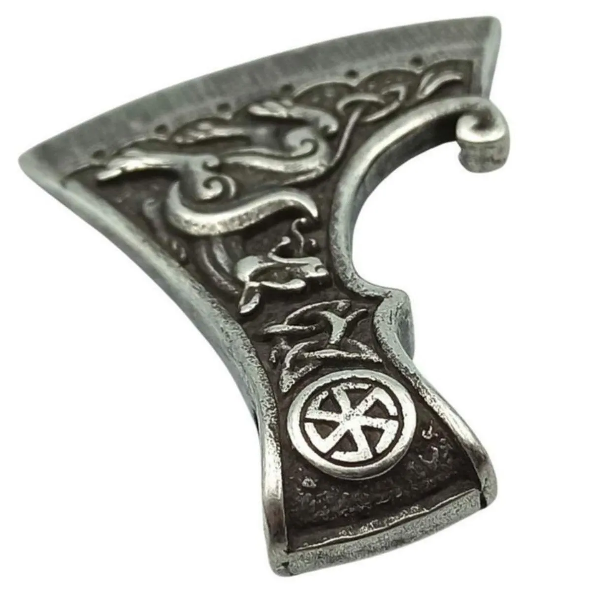 Axe of Perun bronze pendant