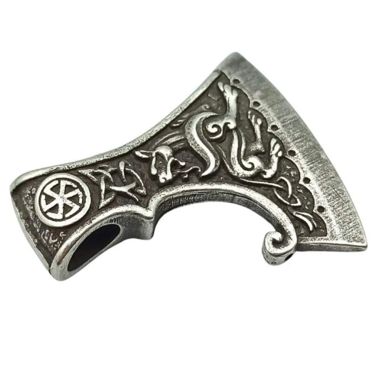 Axe of Perun bronze pendant