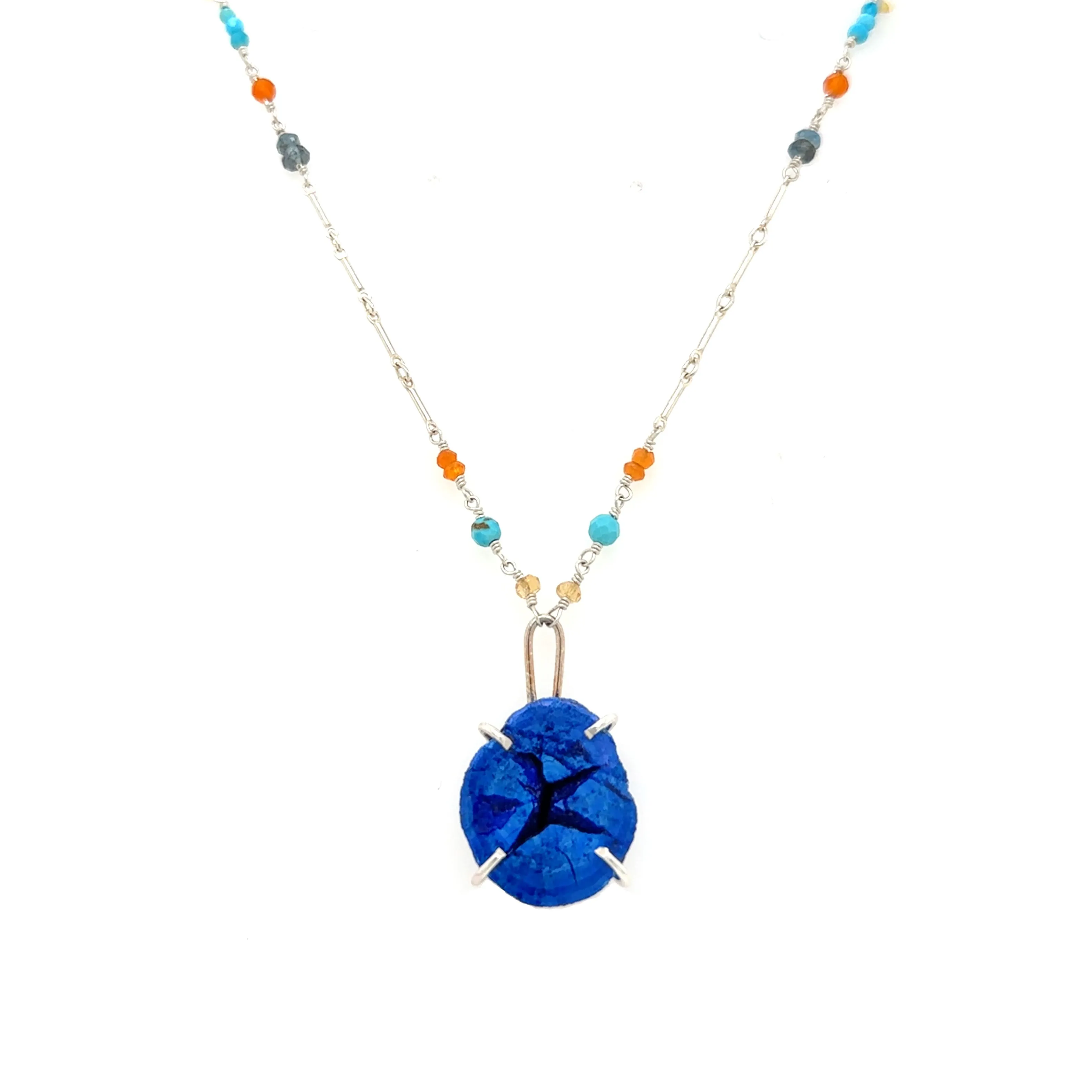 Azurite Pendant Necklace