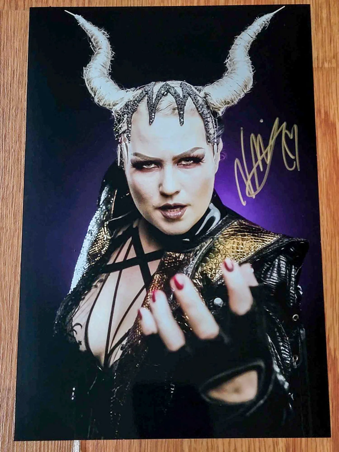 Battle Beast: Noora: The Claw - limited edition signed 8x12 crystal pearl print