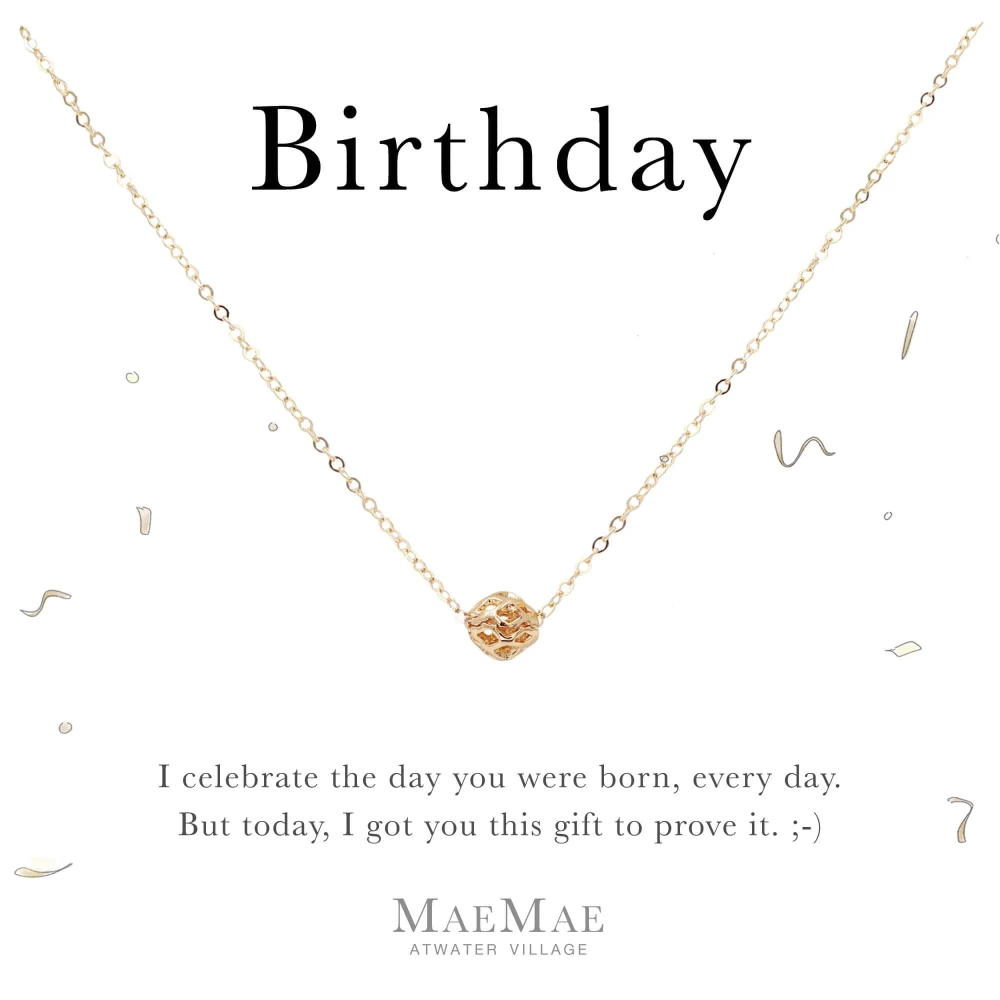 Birthday Necklace