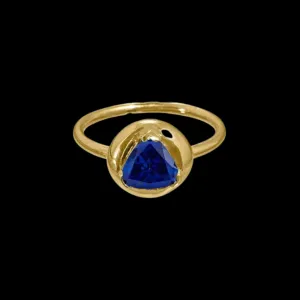 Blue Sapphire Solitaire Ring