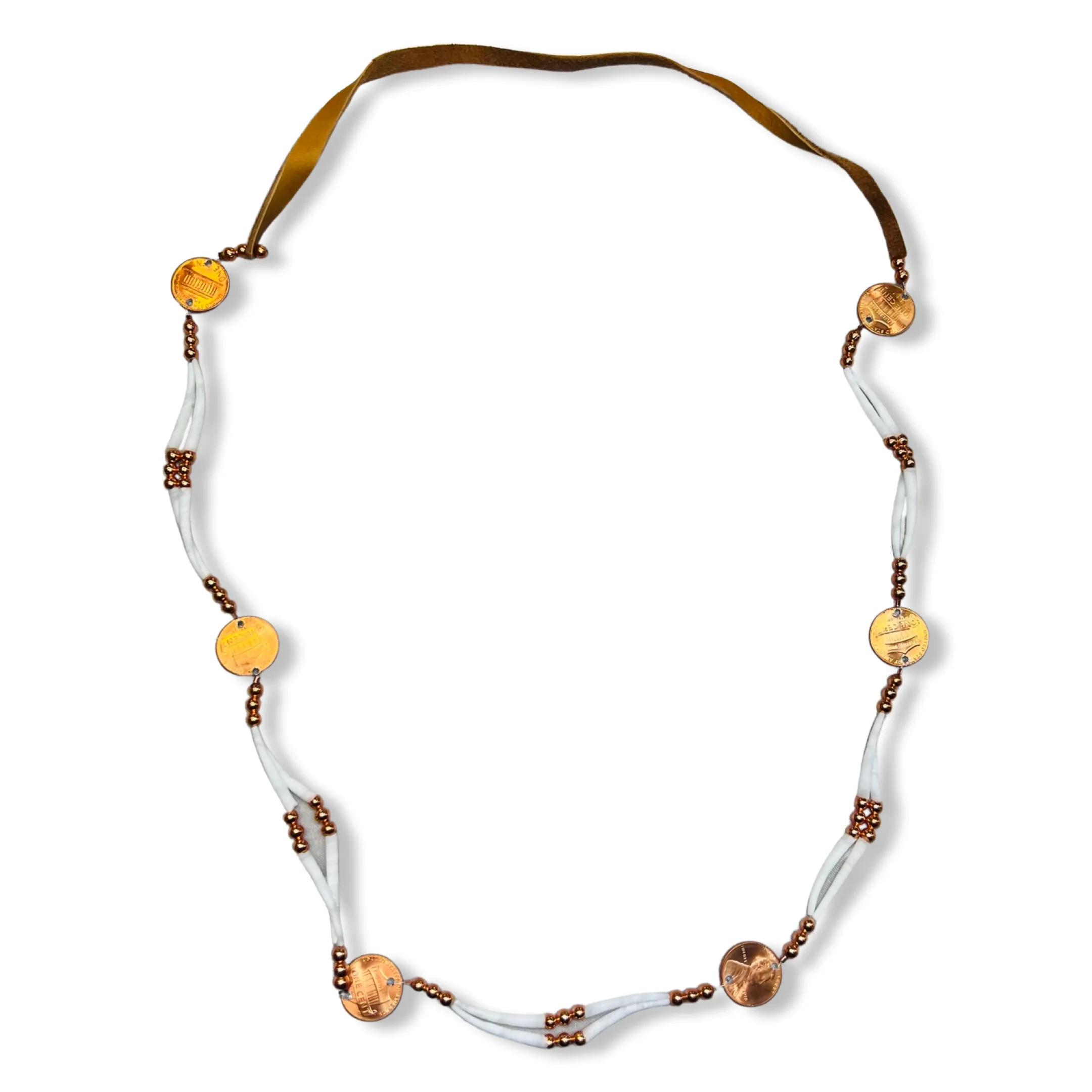 BN Coin Dentalium Necklace
