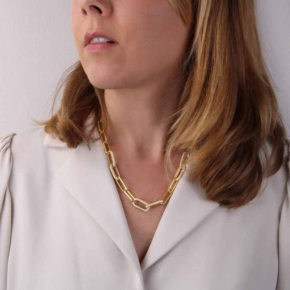 Braver, stronger, smarter-Forever Linked Necklace for Daughter, From Dad