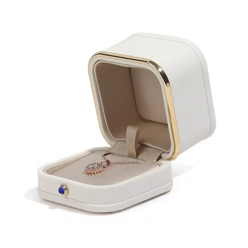 Bulk Ring Boxes with Gold Trim