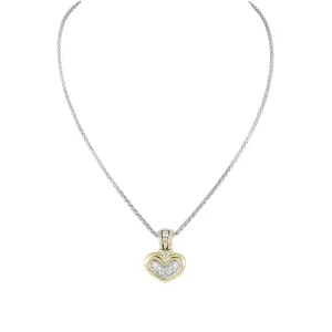 Celebration Petite Pavé - JM Bail Heart Necklace