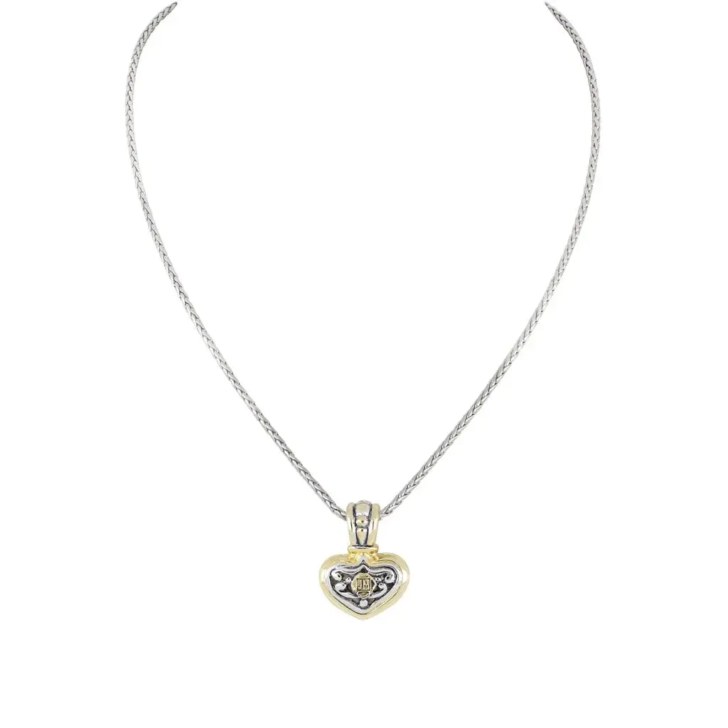 Celebration Petite Pavé - JM Bail Heart Necklace