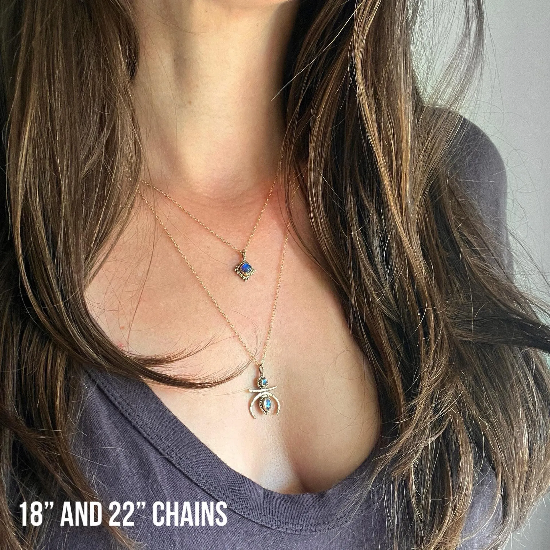 CELESTE / Moonstone Necklace