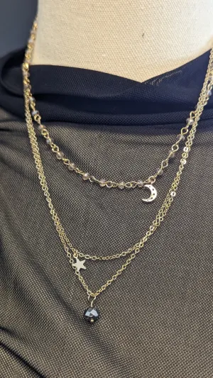 Celestial Charm Layered Necklace