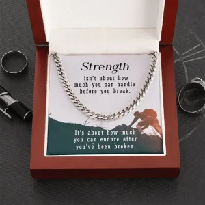 Chain Link Necklace-Strength