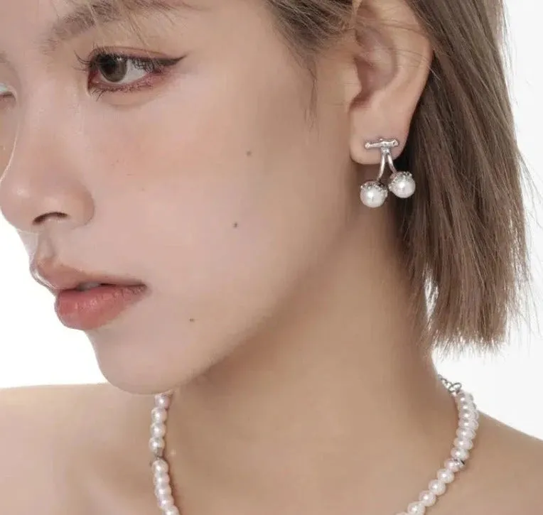Cherry Pearl Earrings