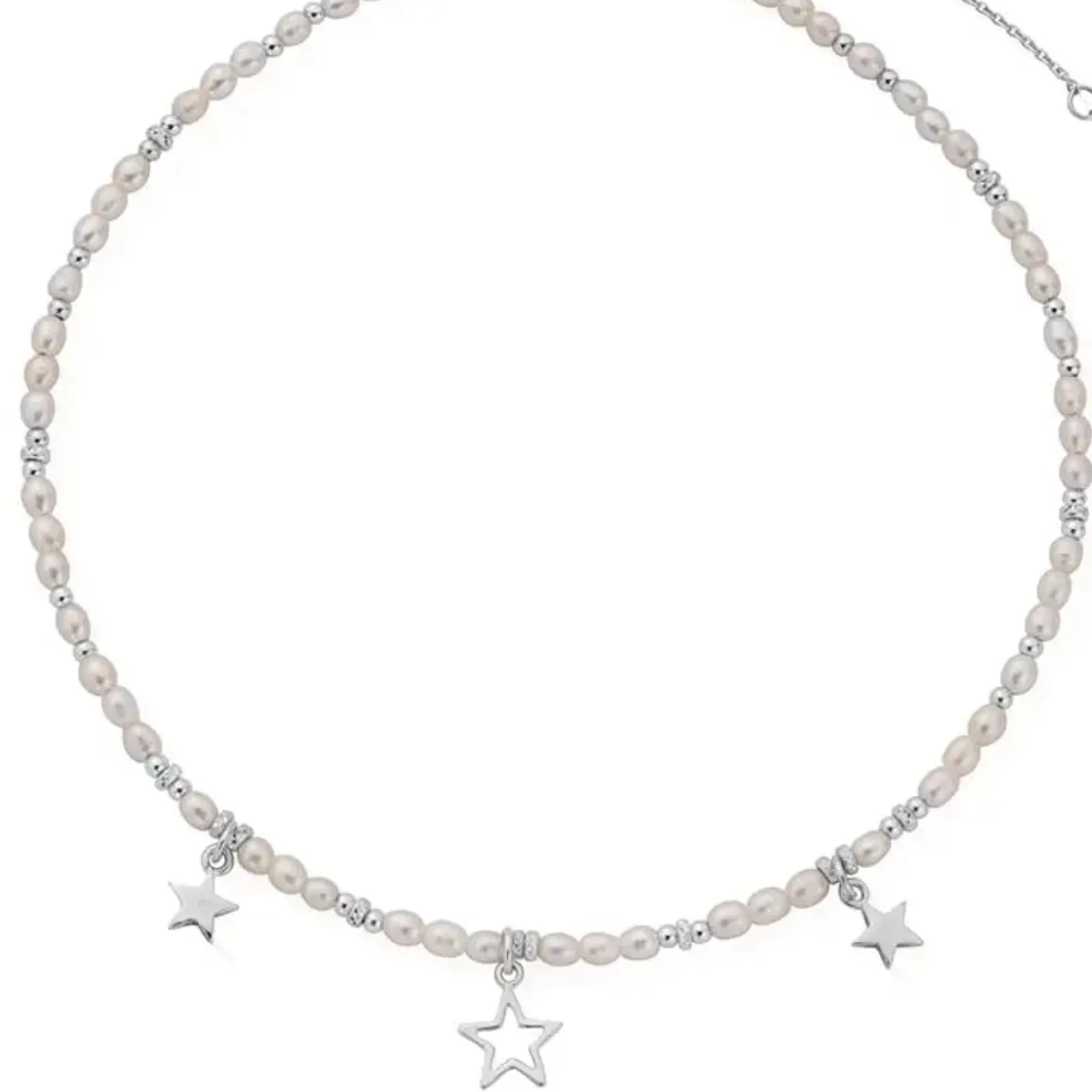 ChloBo Lifelong Magic Pearl Necklace - Silver