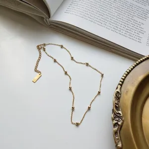 Classic Beaded Choker Necklace