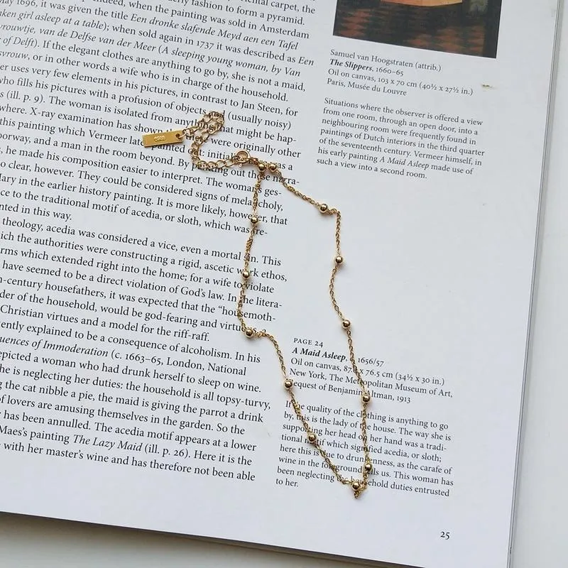 Classic Beaded Choker Necklace