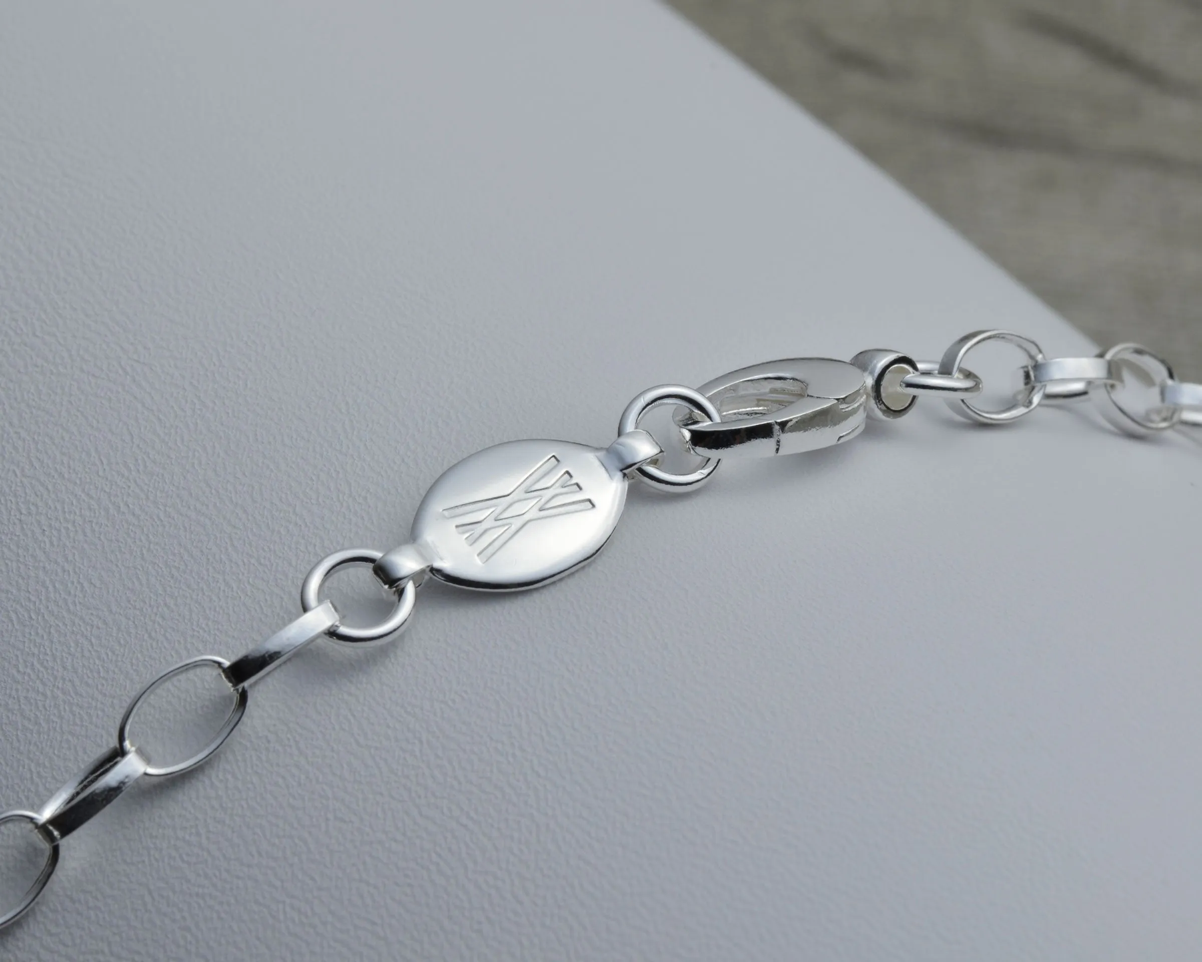 CLASSIC SILVER CHARM NECKLACE - 2 CHARM HOLDERS