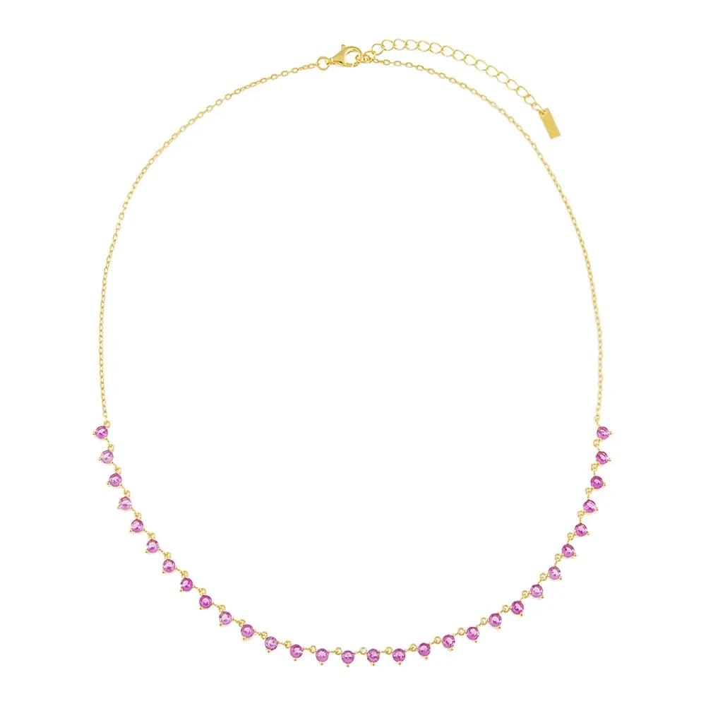 Colored Multi Stone Necklace