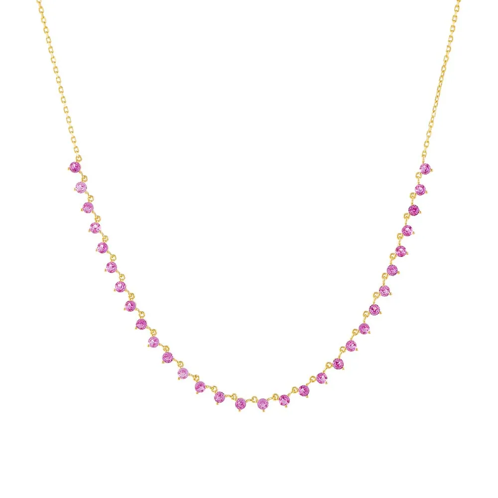 Colored Multi Stone Necklace