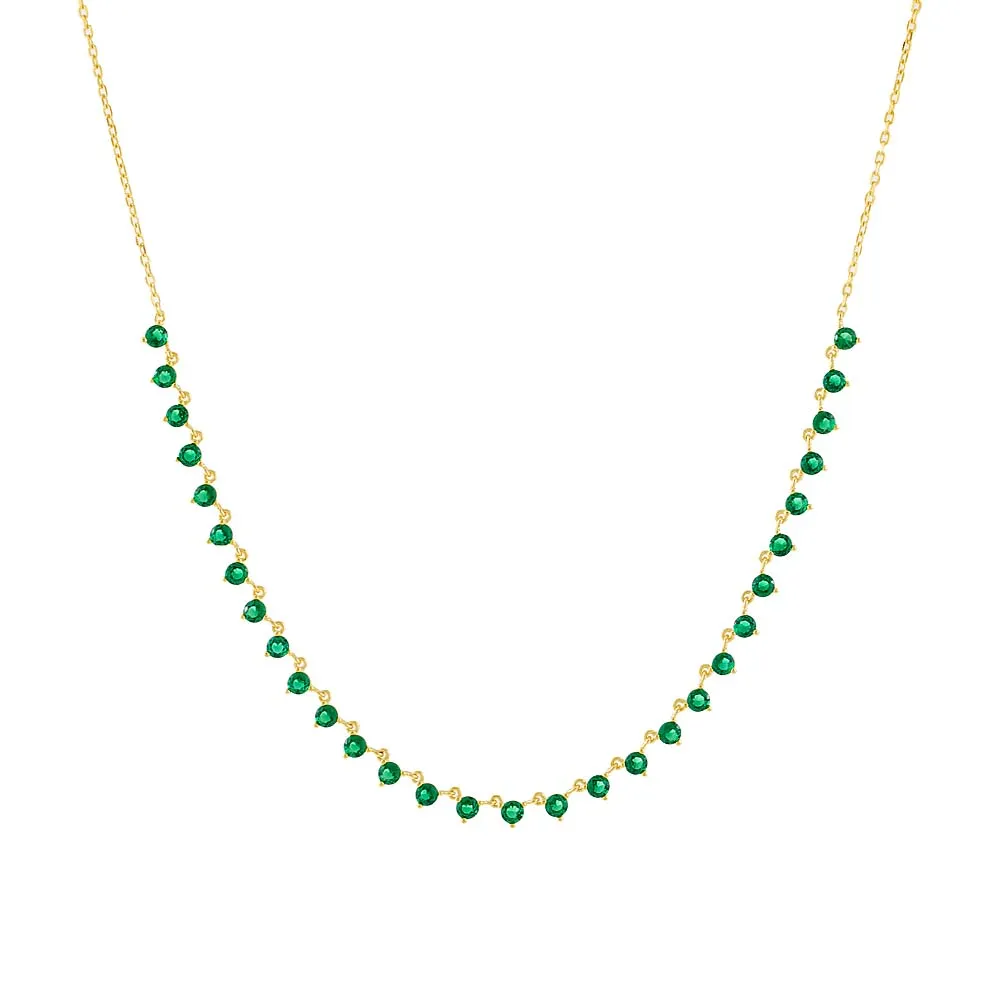 Colored Multi Stone Necklace