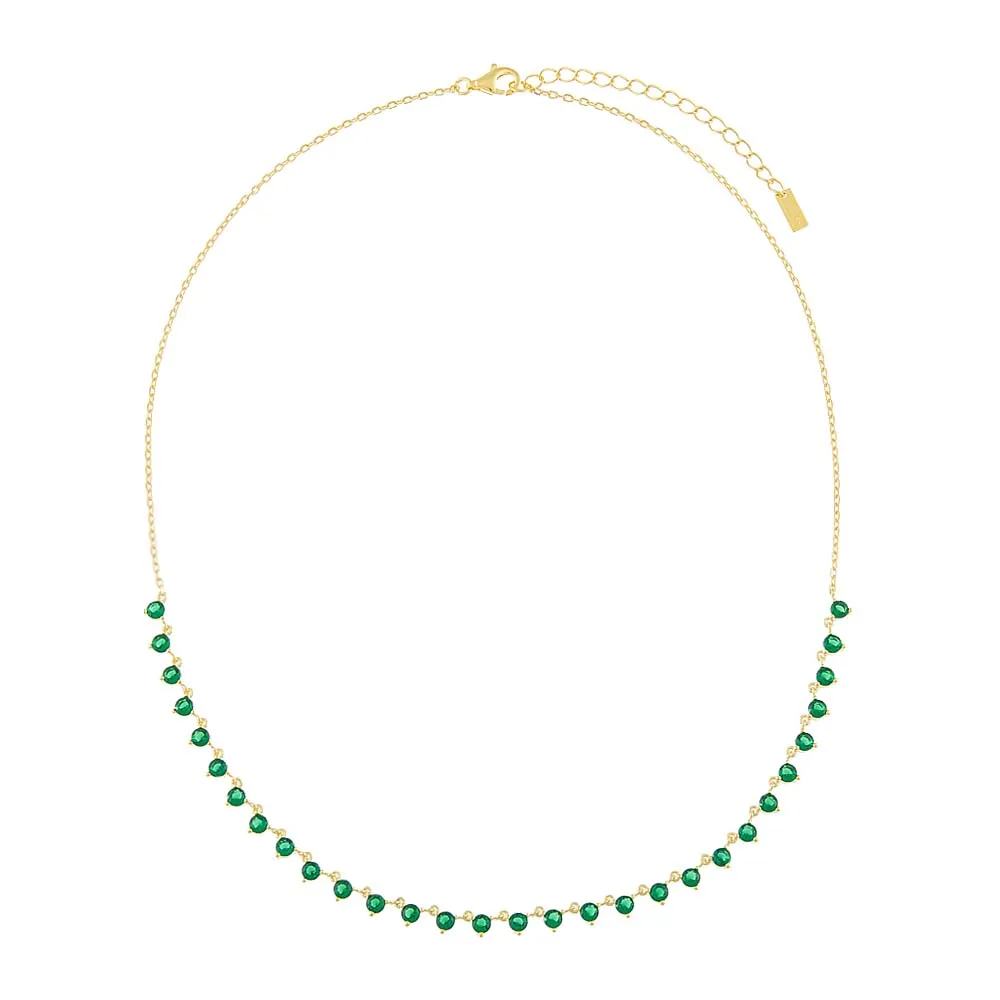 Colored Multi Stone Necklace