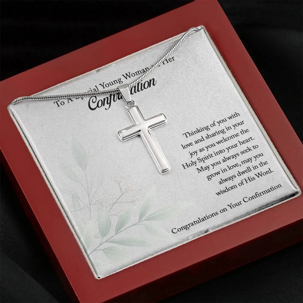 Confirmation Cross Necklace, Confirmation Gifts for Teen Girls, Christian Gift Necklace (DO NOT USE)