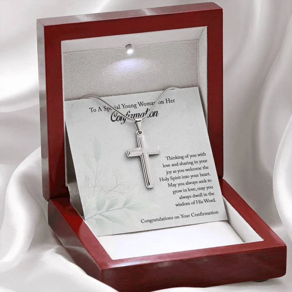 Confirmation Cross Necklace, Confirmation Gifts for Teen Girls, Christian Gift Necklace (DO NOT USE)