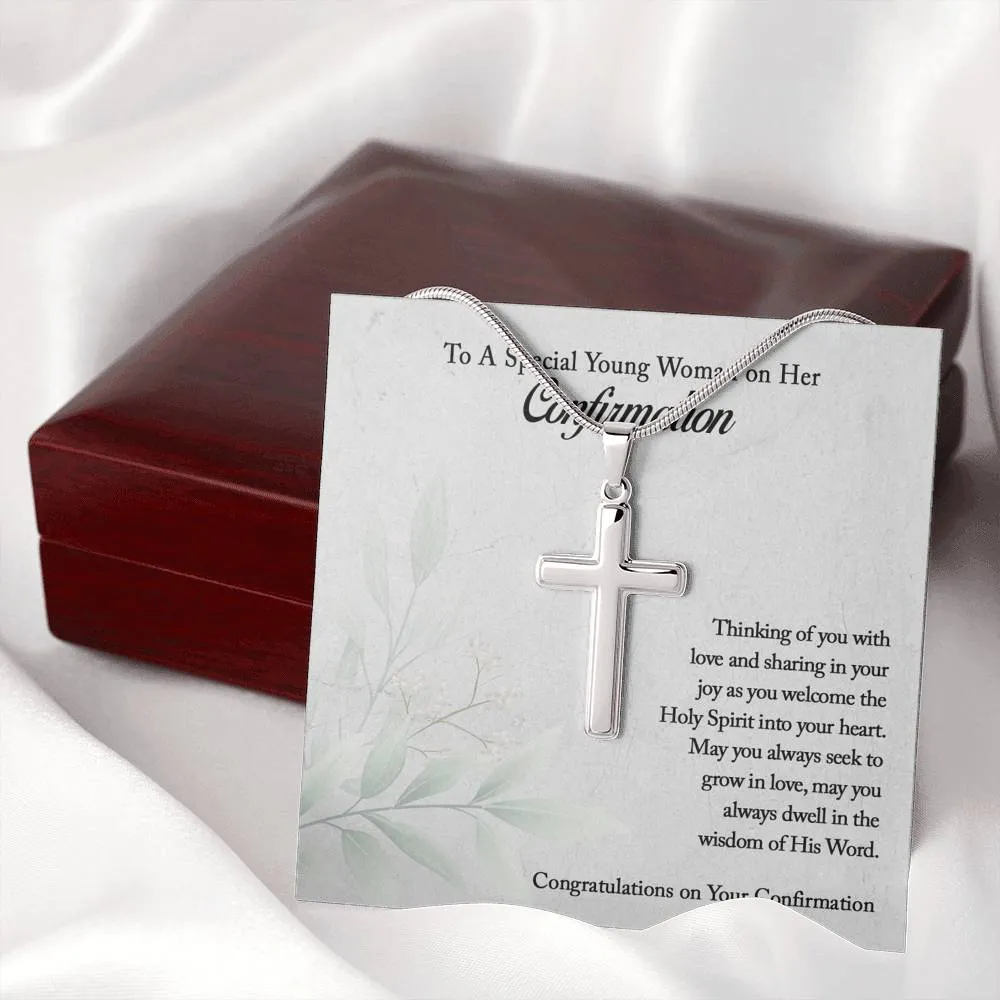 Confirmation Cross Necklace, Confirmation Gifts for Teen Girls, Christian Gift Necklace (DO NOT USE)