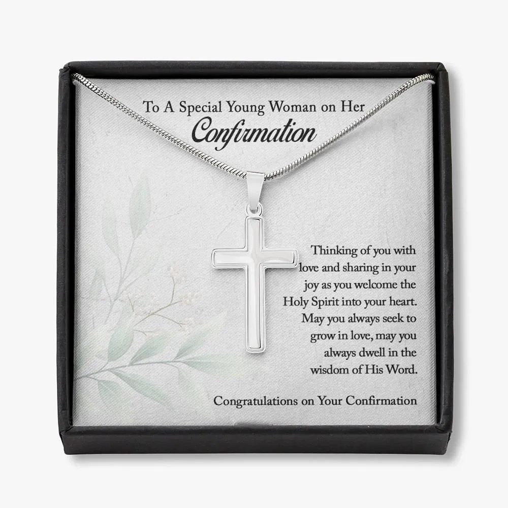Confirmation Cross Necklace, Confirmation Gifts for Teen Girls, Christian Gift Necklace (DO NOT USE)
