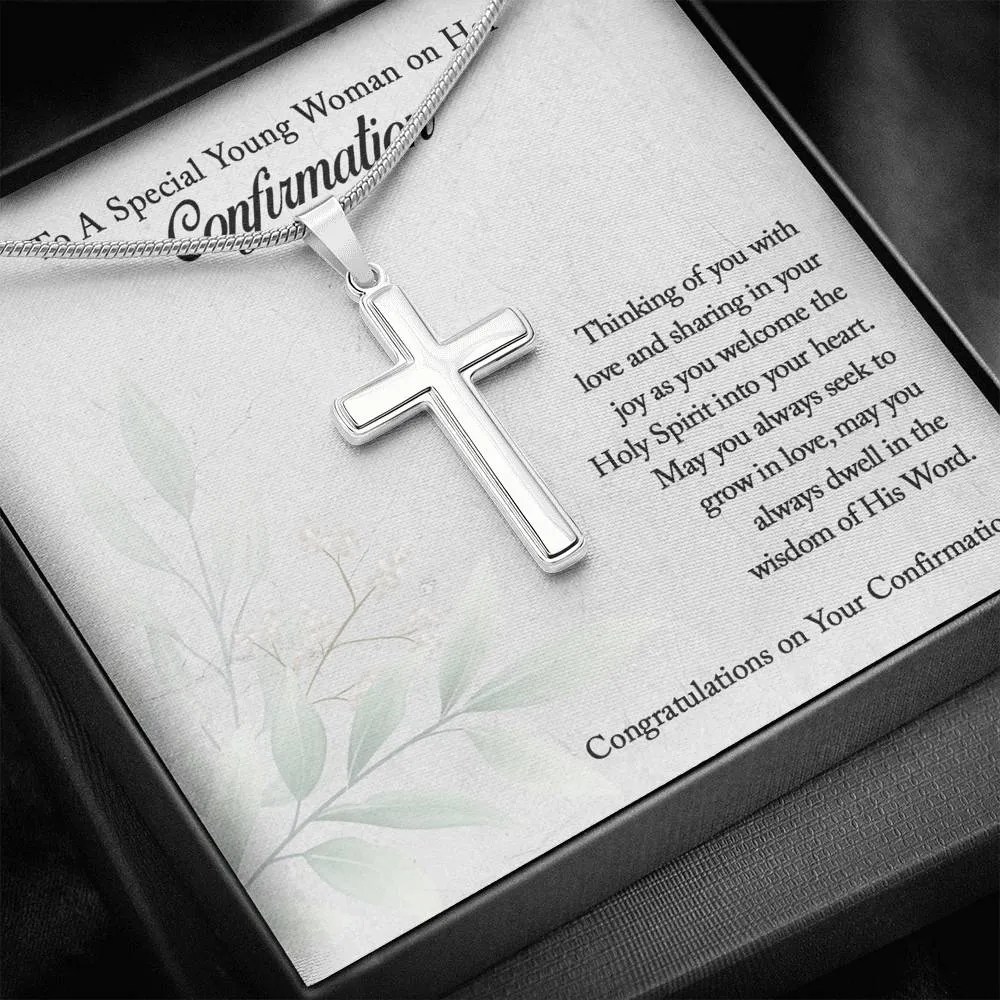 Confirmation Cross Necklace, Confirmation Gifts for Teen Girls, Christian Gift Necklace (DO NOT USE)