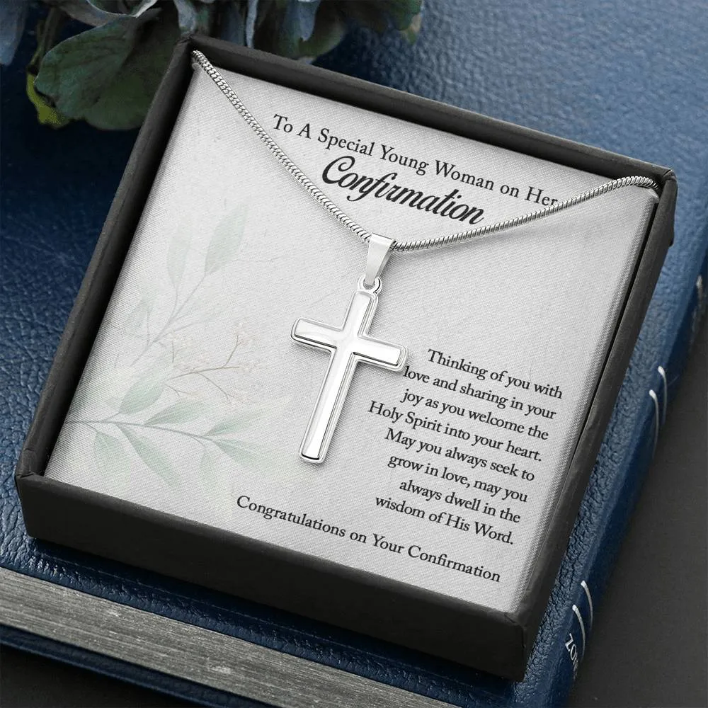 Confirmation Cross Necklace, Confirmation Gifts for Teen Girls, Christian Gift Necklace (DO NOT USE)