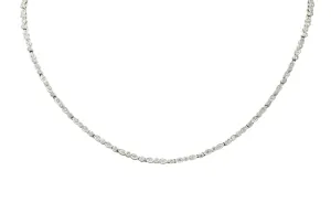 Contemporary 3.05 CTW Diamond Platinum Millegrain Necklace