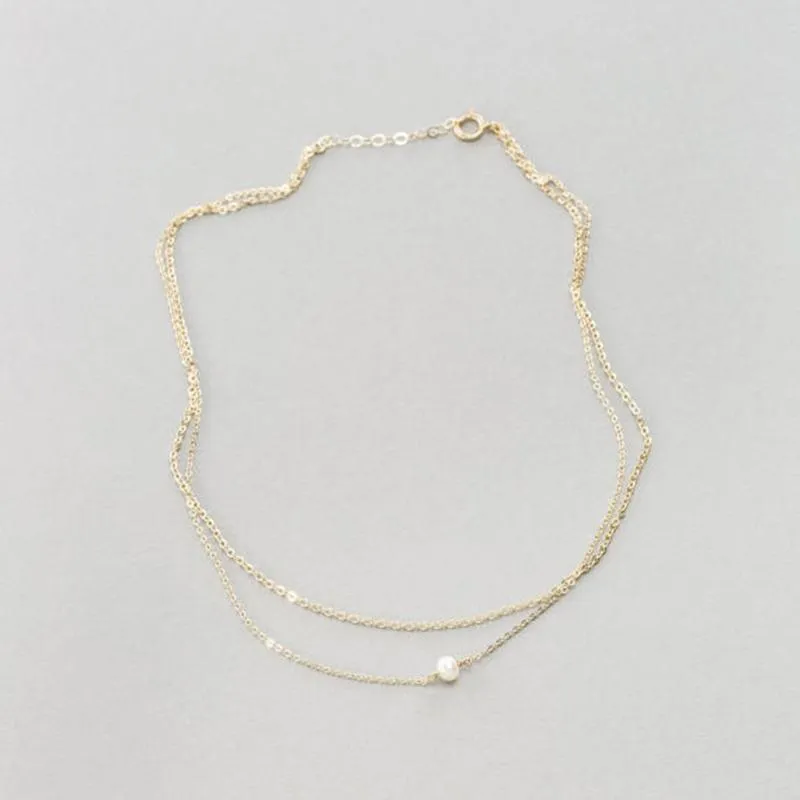 Contemporary Mia Layered Necklace