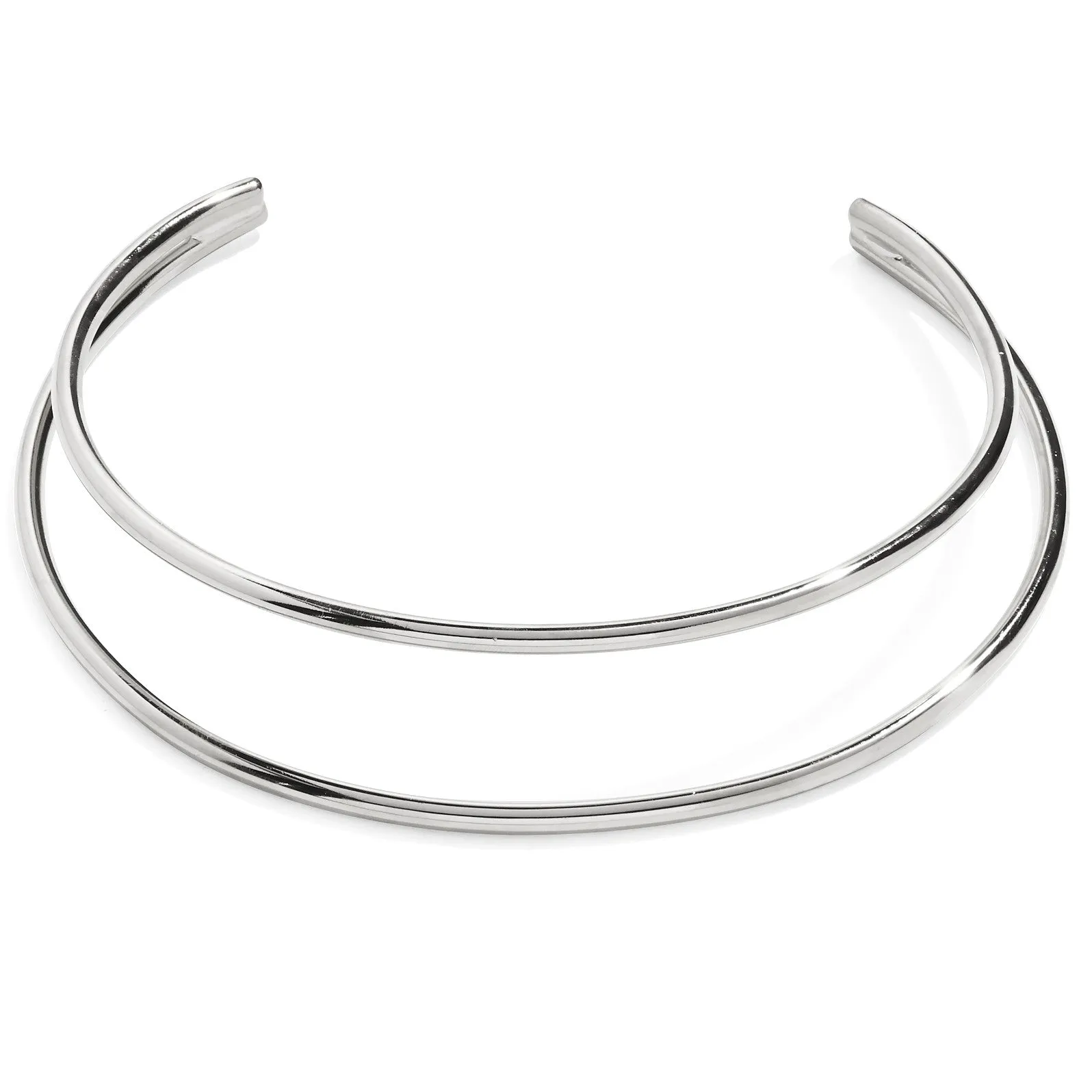 Contour Collar in Silver