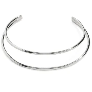 Contour Collar in Silver