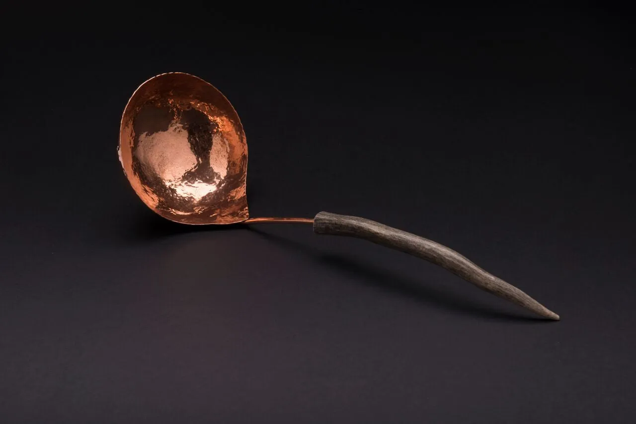 Copper Medium Soup Ladle