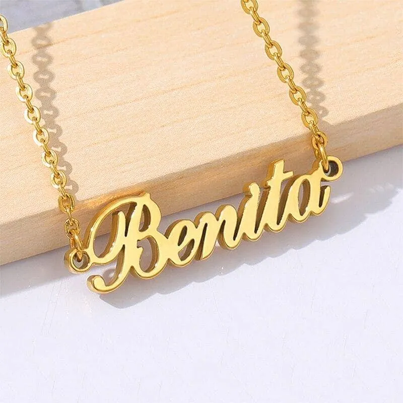 Custom Name Pendant Necklace