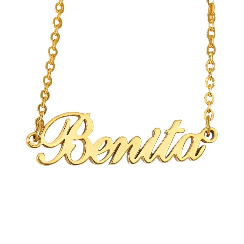 Custom Name Pendant Necklace