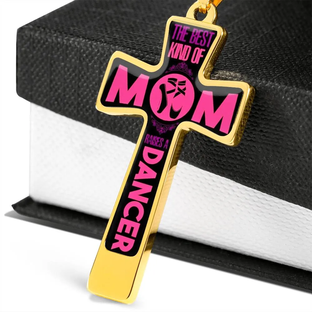Dance Mom Luxury Cross Necklace