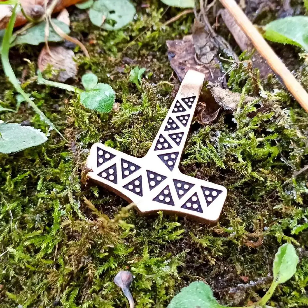 Danish Mjolnir replica Bronze pendant