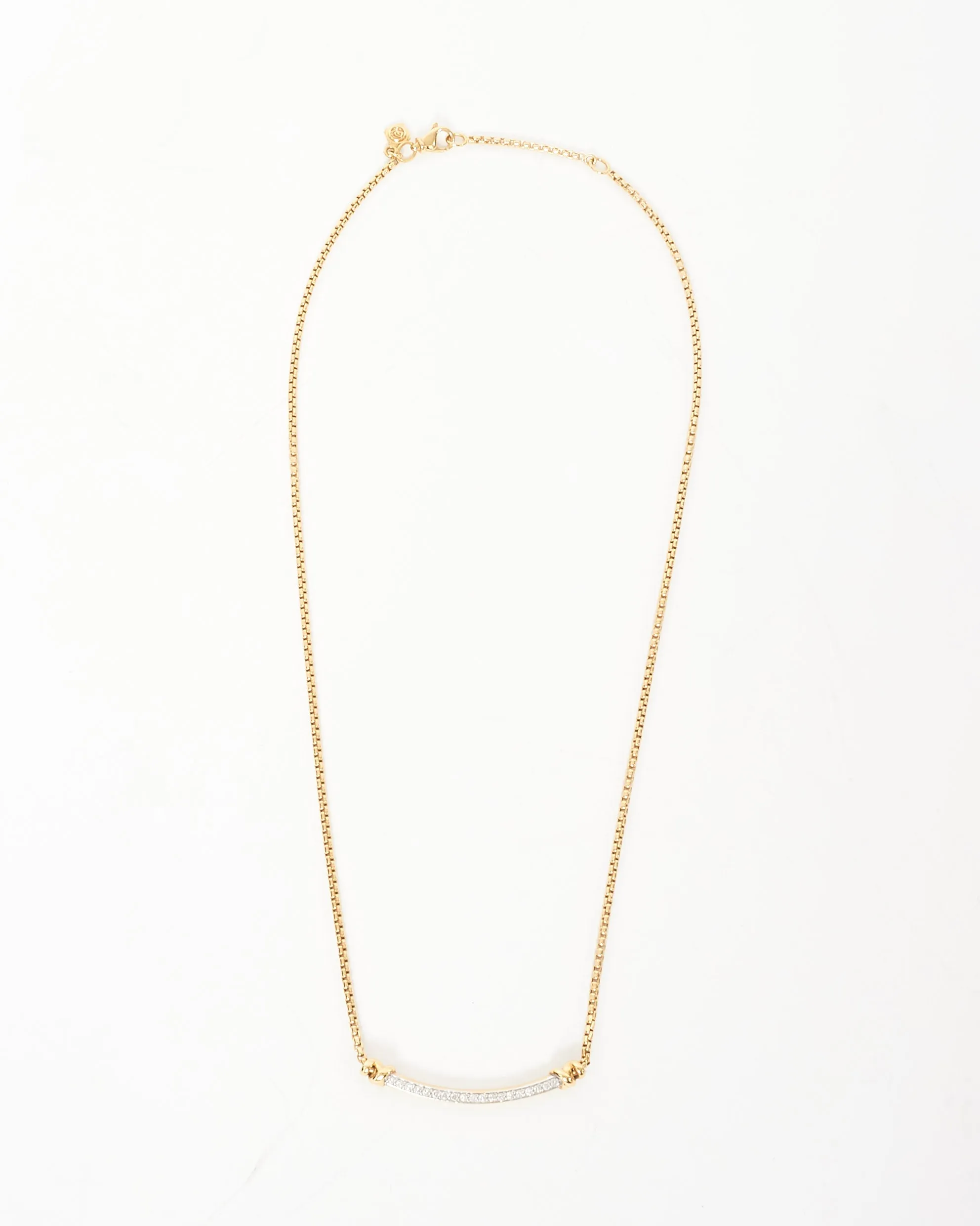 David Yurman 18K Gold & Diamond Helena Necklace