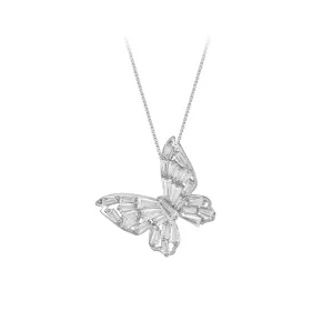 Diamond Butterfly Bloom Necklace